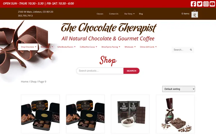 /shop/page/9 — The Chocolate Therapist