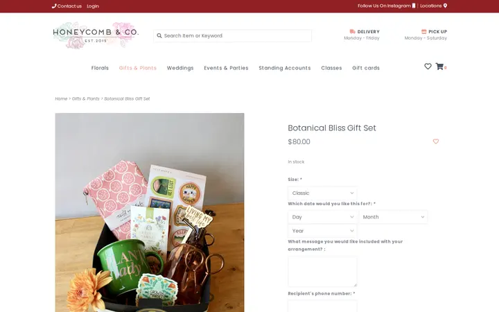 /botanical-bliss-gift-set.html — Honeycomb & Co.