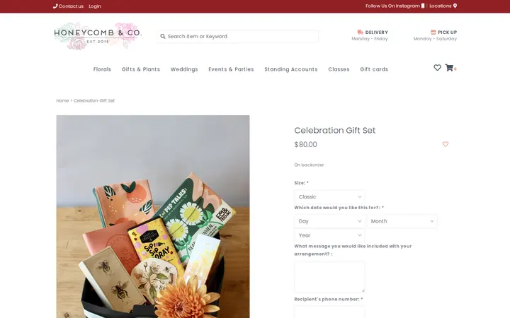 /celebration-gift-set.html — Honeycomb & Co.