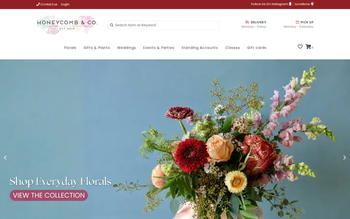Website of Honeycomb & Co.
