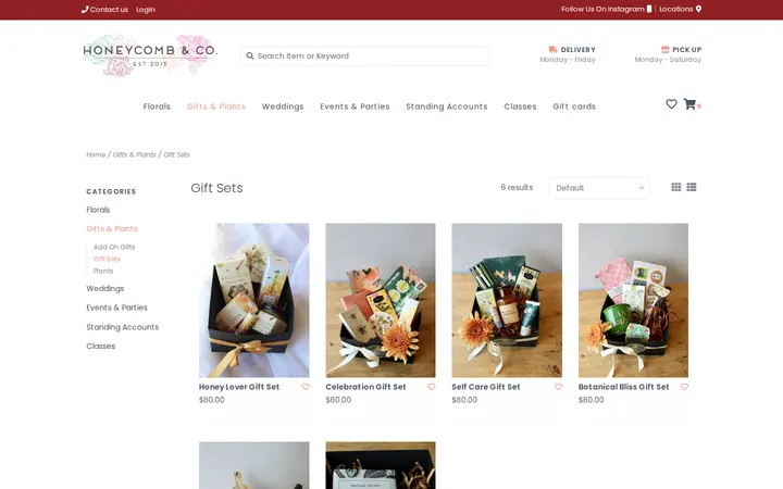 /gifts-plants/gift-sets — Honeycomb & Co.