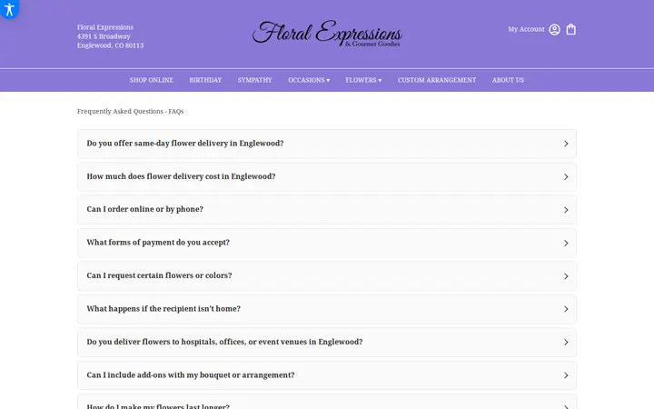 /faq — Floral Expressions