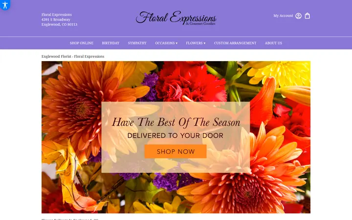 Website of Floral Expressions