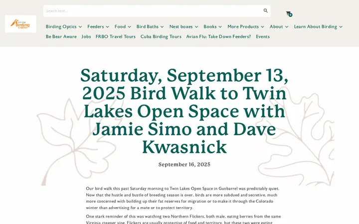 /saturday-september-13-2025-bird-walk-to-twin-lakes-open-space-with-jamie-simo-and-dave-kwasnick — The Front Range Birding Company