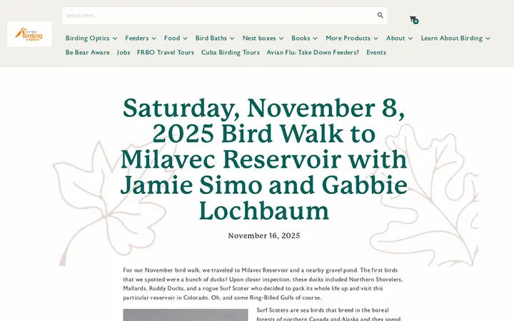 /saturday-november-8-2025-bird-walk-to-milavec-reservoir-with-jamie-simo-and-gabbie-lochbaum — The Front Range Birding Company