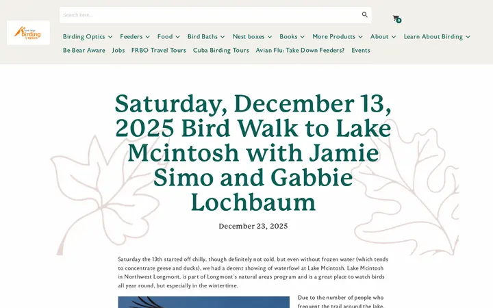 /saturday-december-13-2025-bird-walk-to-lake-mcintosh-with-jamie-simo-and-gabbie-lochbaum — The Front Range Birding Company