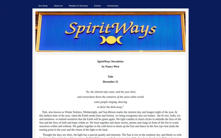 /newsletter.php — SpiritWays Denver