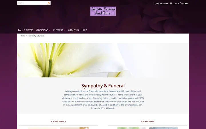 /sympathy — Artistic Flowers & Gifts