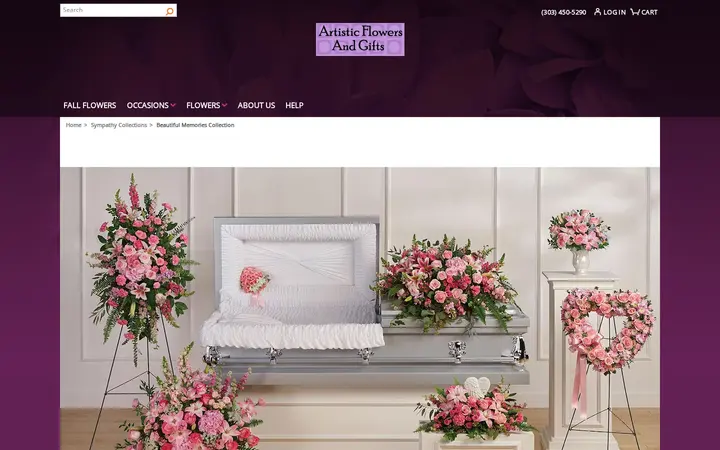 /sympathy-collections/beautiful-memories-collection/cat9490002 — Artistic Flowers & Gifts