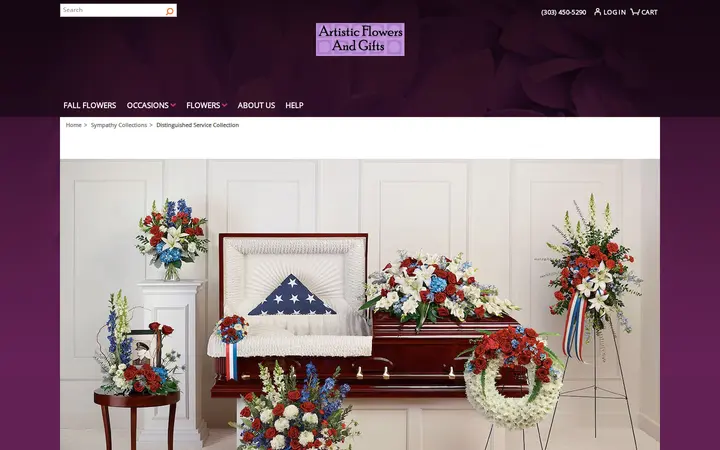 /sympathy-collections/distinguished-service-collection/cat9490004 — Artistic Flowers & Gifts