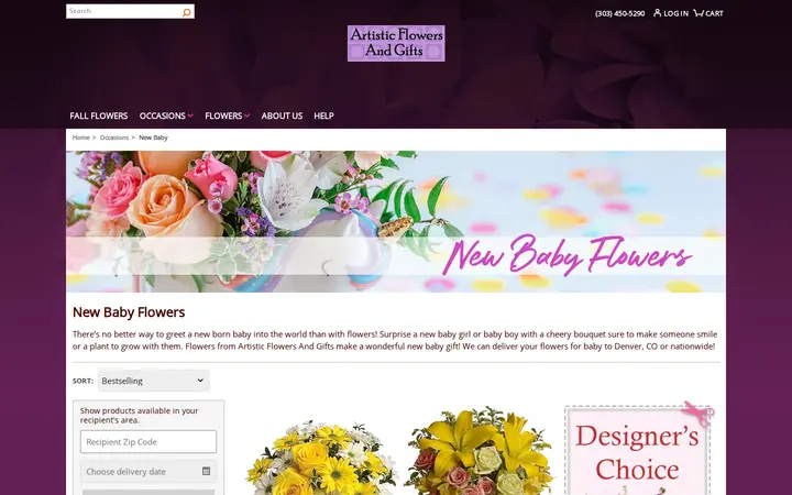 /new-baby/cat1080021 — Artistic Flowers & Gifts