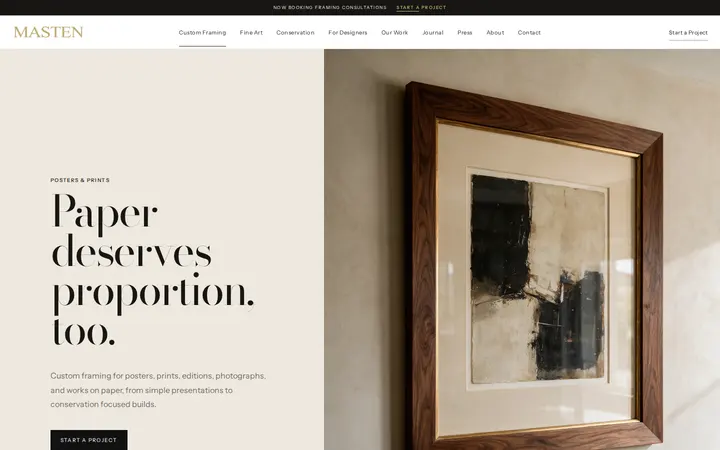 /custom-framing/posters-prints — Masten Fine Framing & Gifts