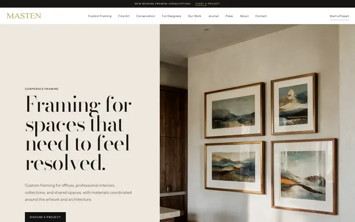 /corporate-framing — Masten Fine Framing & Gifts