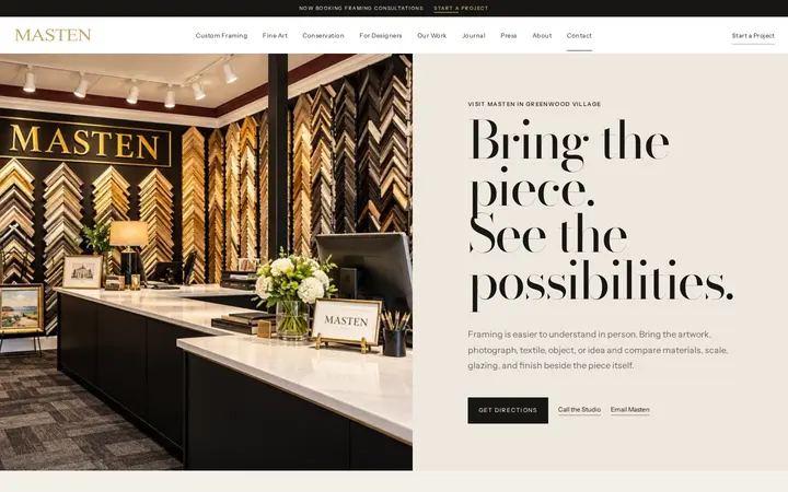 /contact — Masten Fine Framing & Gifts