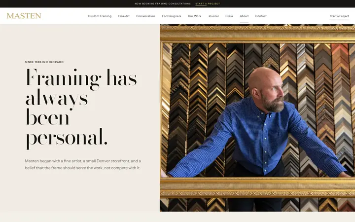 /about — Masten Fine Framing & Gifts