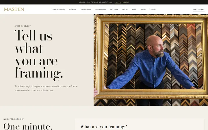 /start-a-project — Masten Fine Framing & Gifts
