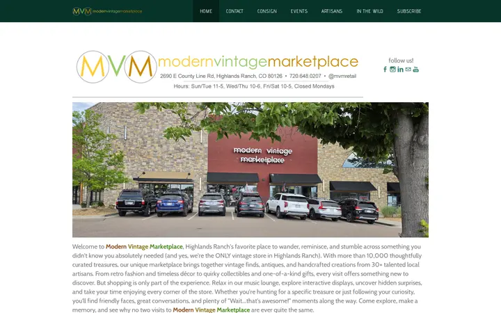 /index.html — Modern Vintage Marketplace