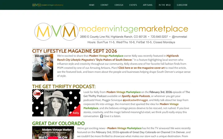 /in-the-wild.html — Modern Vintage Marketplace
