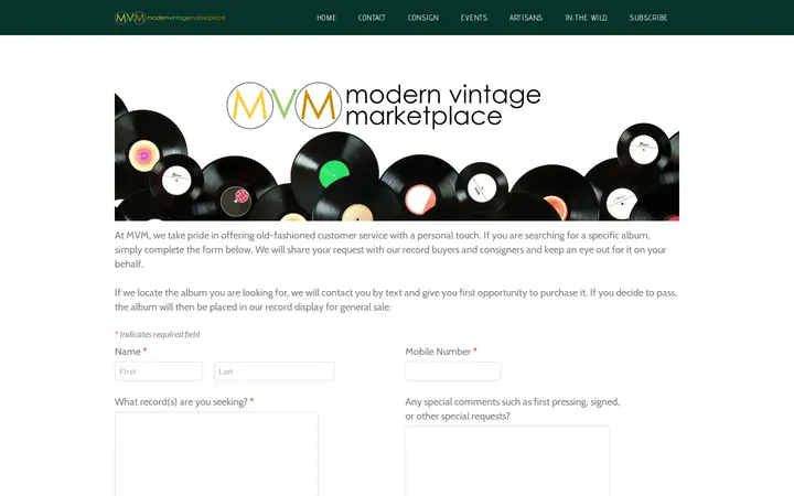 /record.html — Modern Vintage Marketplace