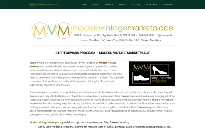 /step-forward-program.html — Modern Vintage Marketplace