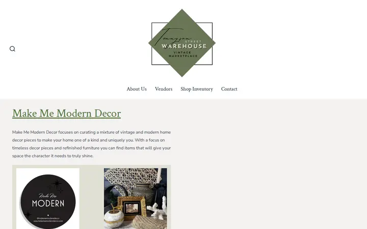 /vendors — Tennyson Street Warehouse