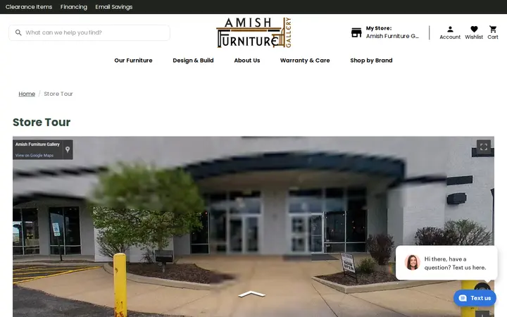 /virtual-store — Amish Furniture Gallery