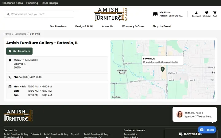 /locations/batavia — Amish Furniture Gallery