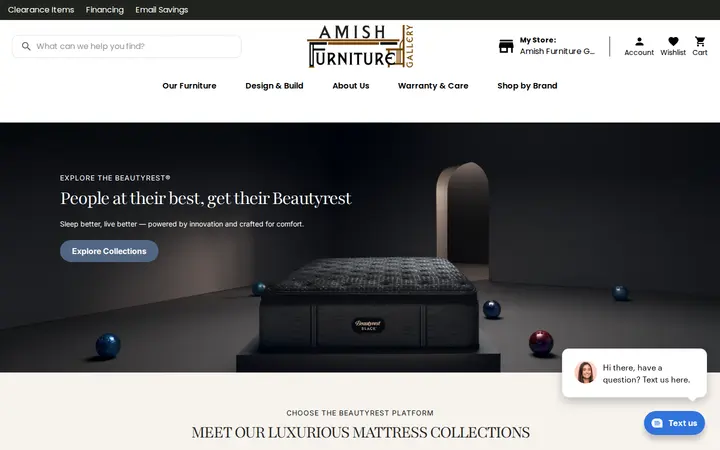 /simmons — Amish Furniture Gallery