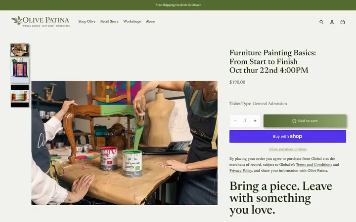 /products/furniture-painting-basics-from-start-to-finish-june-26th-4-00pm — Olive Patina Denver