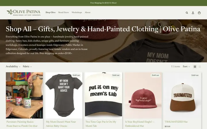 /collections/all-products — Olive Patina Denver