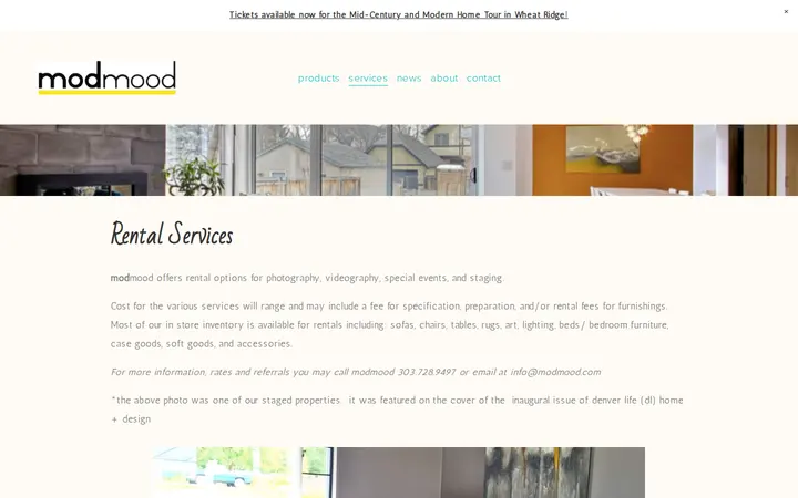 /rentals — modmood and RETRO Consignment