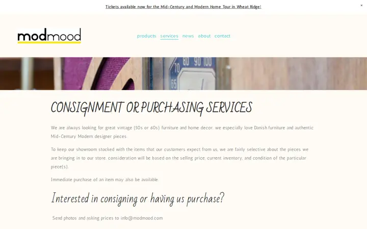 /consignment — modmood and RETRO Consignment