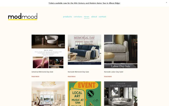 /news — modmood and RETRO Consignment