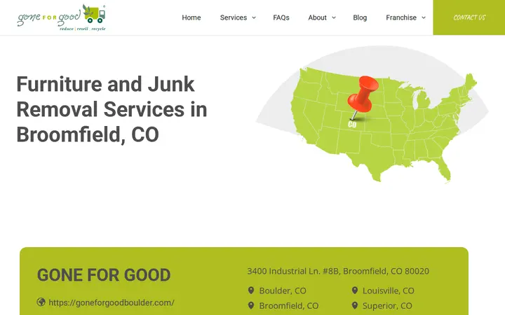 Website of Gone For Good