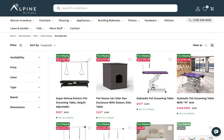 /collections/cats-dogs-accessories — Alpine Outlets