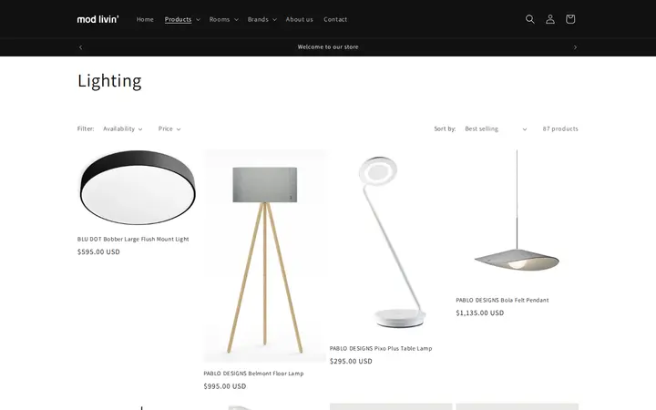 /collections/lighting — Mod Livin' New and Vintage Modern Furniture