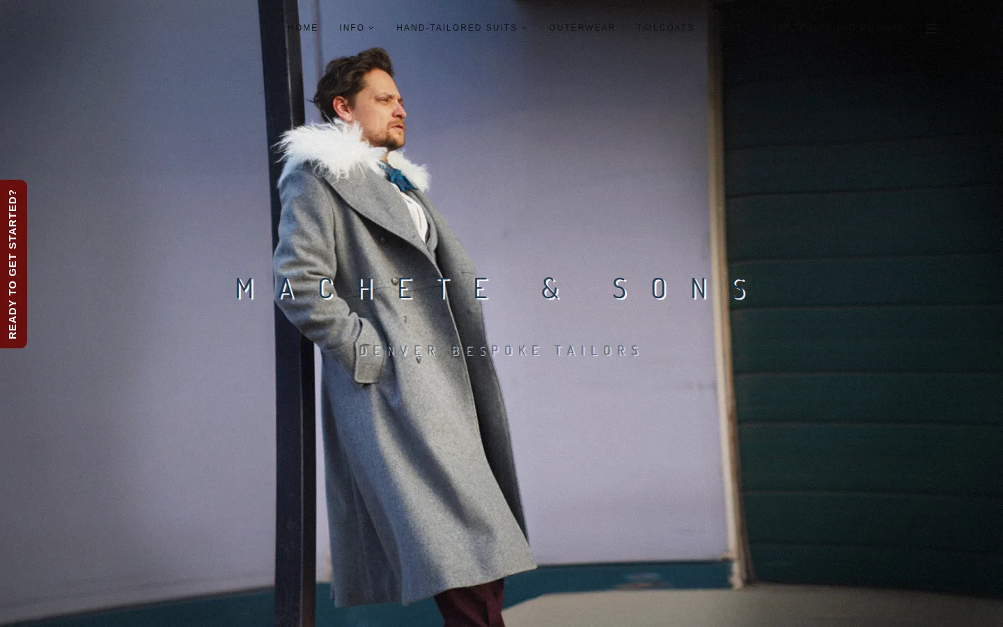Captured website of Denver Bespoke