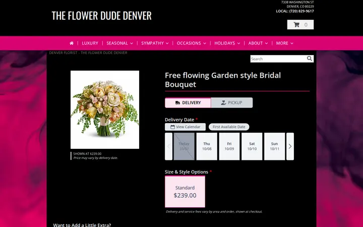 /product/5d8a48af156f56.70248/free-flowing-garden-style-bridal-bouquet- — The Flower Dude Denver