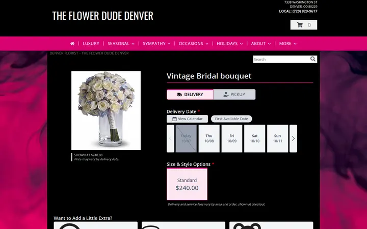 /product/5d8a429e088926.27413/vintage-bridal-bouquet- — The Flower Dude Denver