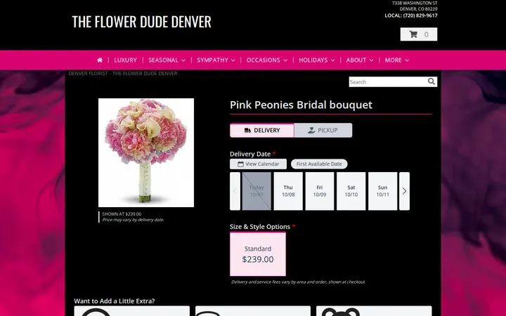/product/5d8a459c04bd46.43725/pink-peonies-bridal-bouquet- — The Flower Dude Denver