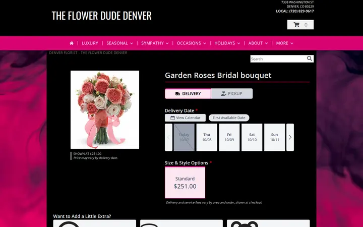 /product/5d8a45574c0895.71974/garden-roses-bridal-bouquet- — The Flower Dude Denver