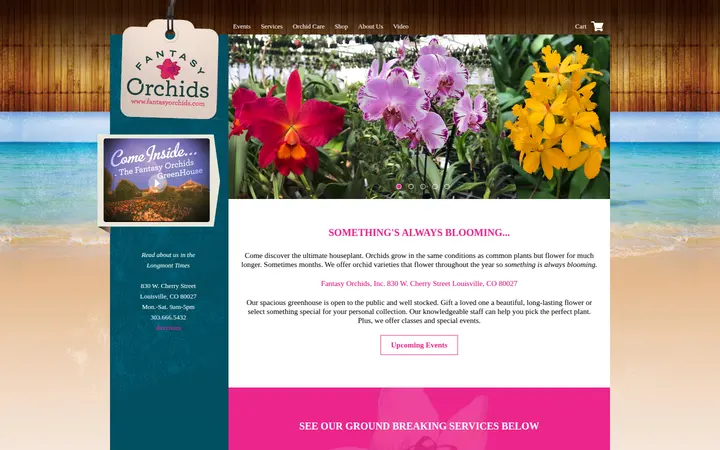 Website of Fantasy Orchids Inc.