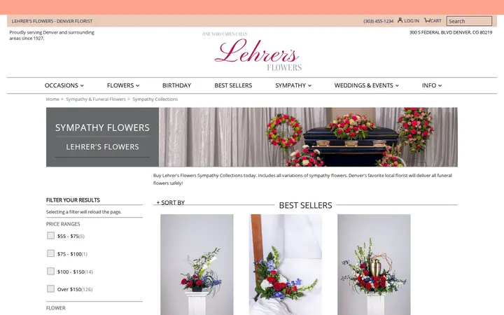 /sympathy-collections/cat2860009 — Lehrer's Flowers