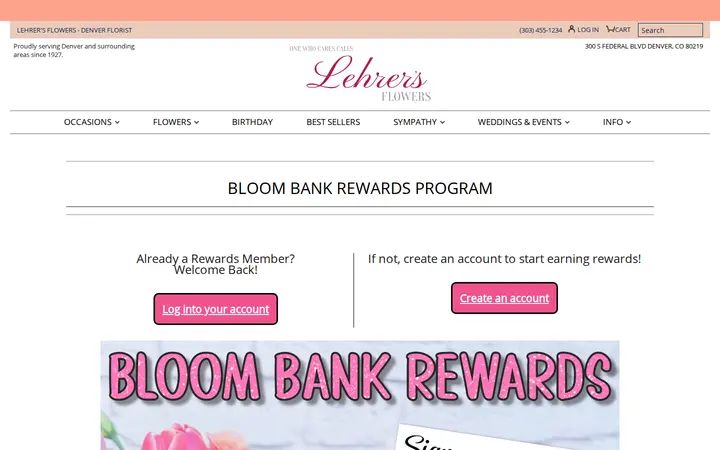 /bloom-bank-rewards — Lehrer's Flowers