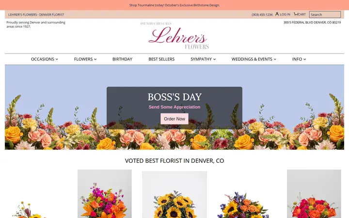 Homepage — Lehrer's Flowers