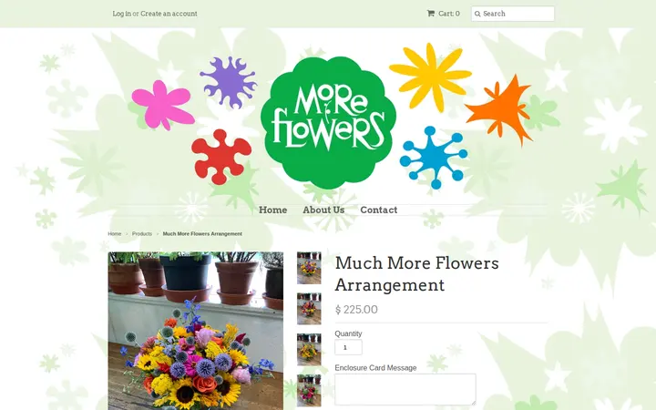 /collections/frontpage/products/much-more-flowers-arrangement — More Flowers, LLC