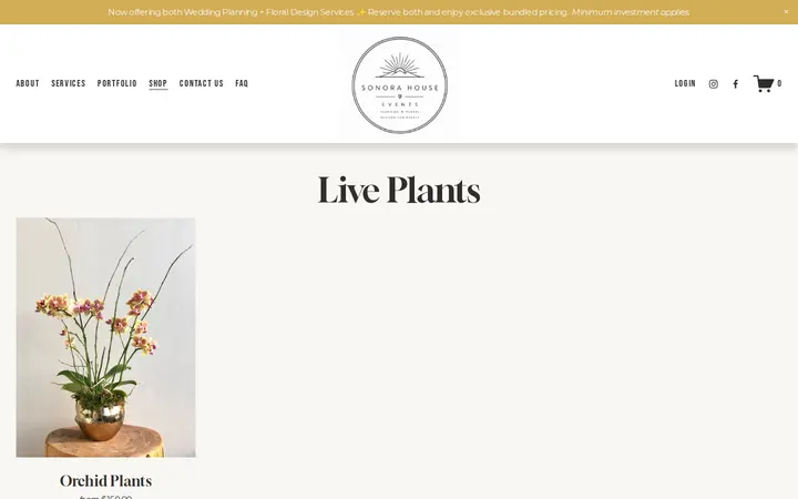 /shop/live-plants — Sonora House Events