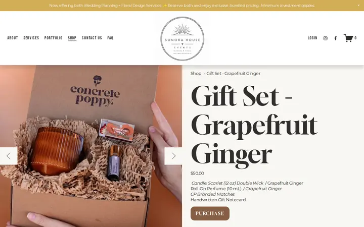 /shop/p/gift-set-grapefruit-ginger — Sonora House Events