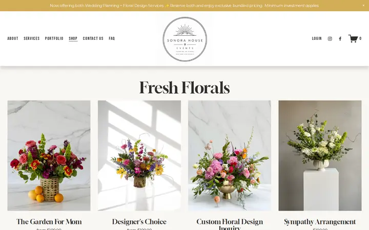 /shop/fresh-florals — Sonora House Events