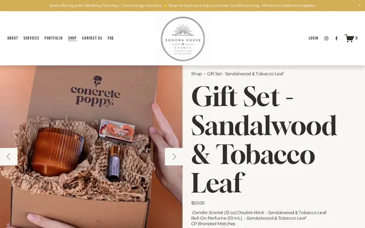 /shop/p/gift-set-sandalwood-tobacco-leaf — Sonora House Events